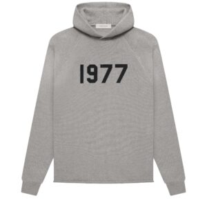 Fear Of God Essentials Knit Hoodie Dark Oatmeal front